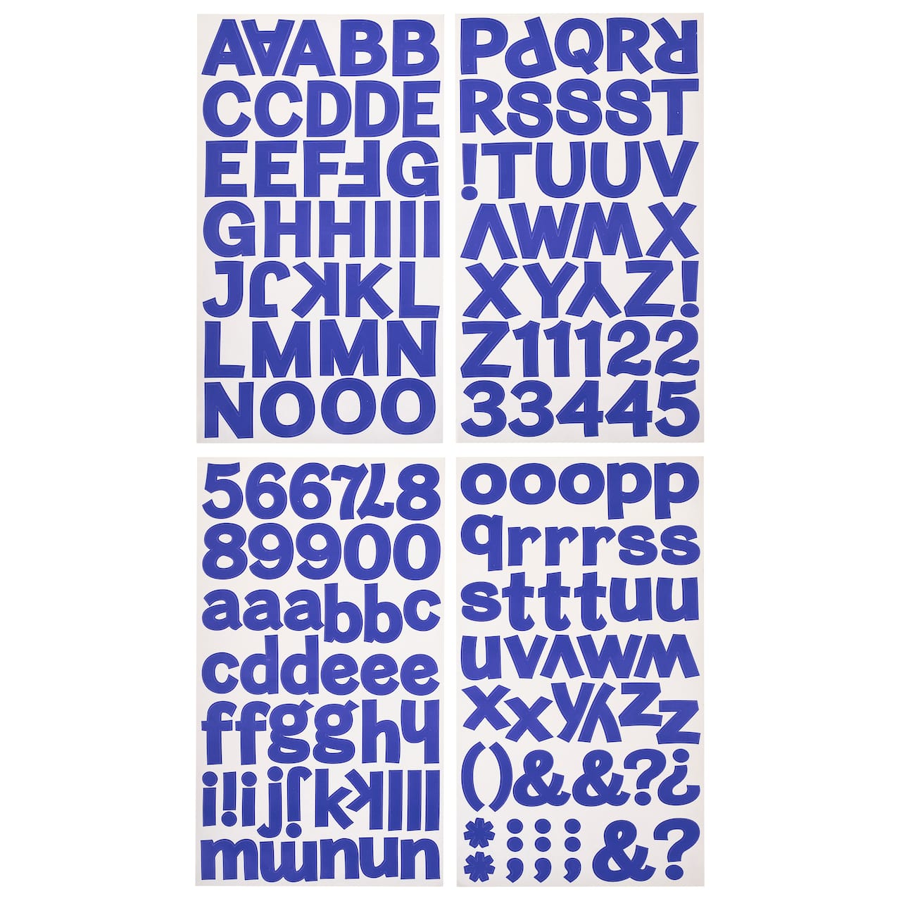 12 Packs: 160 ct. (1,920 total) Block Alphabet Stickers by Recollections™